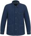 NS614 Native Spirit Unisex Dropped Shoulder Denim Jacket Denim colour image